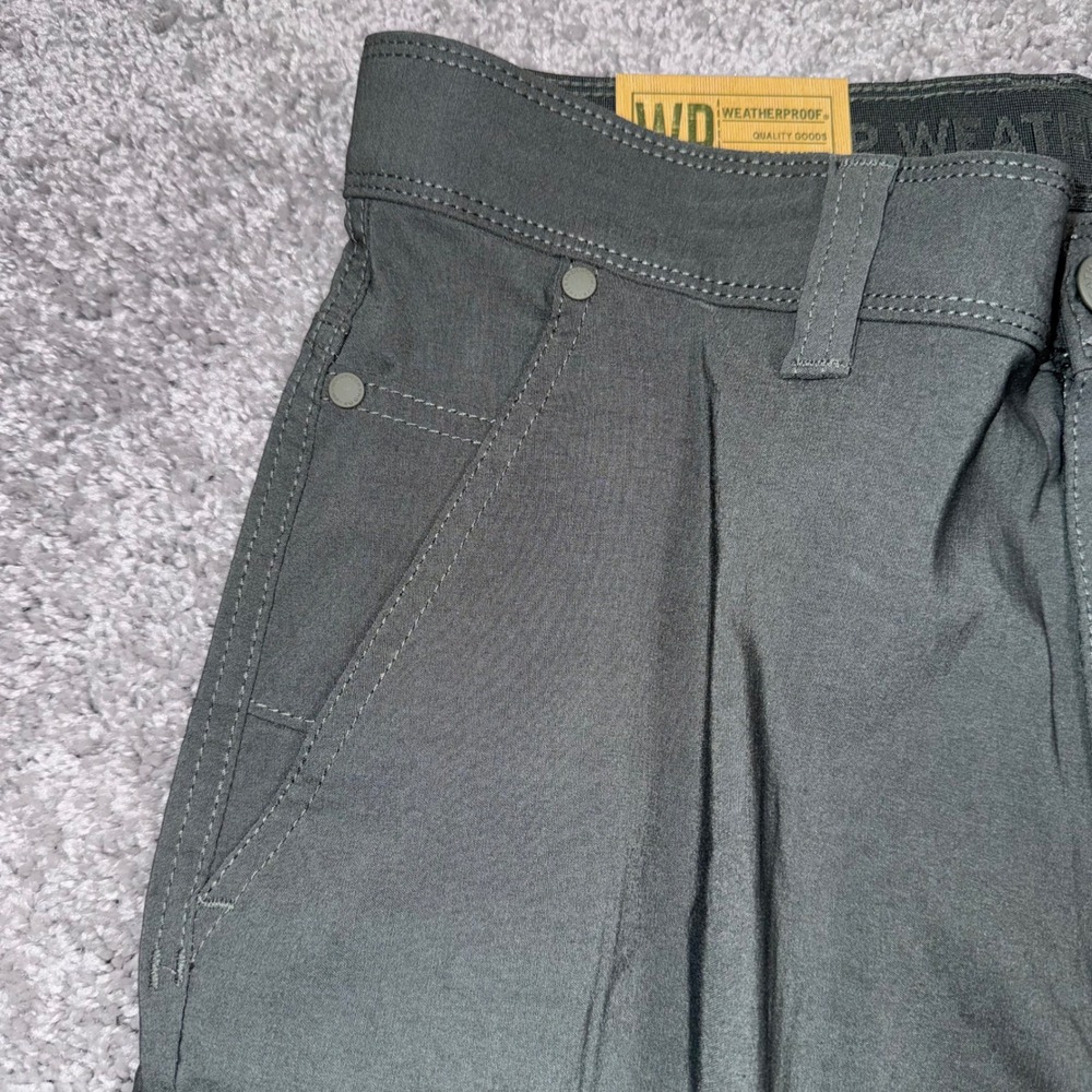 Weatherproof Tech Utility Pant Mens Stretch Olive 32x32 NEW - Picture 3 of 9